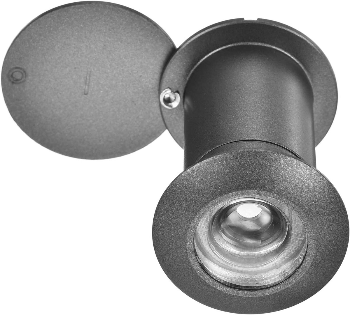 Deurkijker - Kijkgat - Veiligheid Thuis - Privacyhoes - 15/16 inch - Grijs
