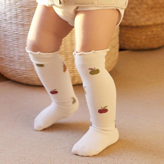 Babysokken Hoge Sokken - Babysokjes Kniehoog - Warmte Beschermen - Zacht Katoen Materiaal - 0 tot 6 maanden - Niet gespecificeerd — afbeelding 4