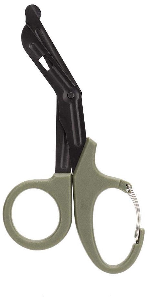 VGEBY Emergency Scissors - Draagbare RVS Overlevingsschaar voor Noodhulp en Kamperen (Groen)