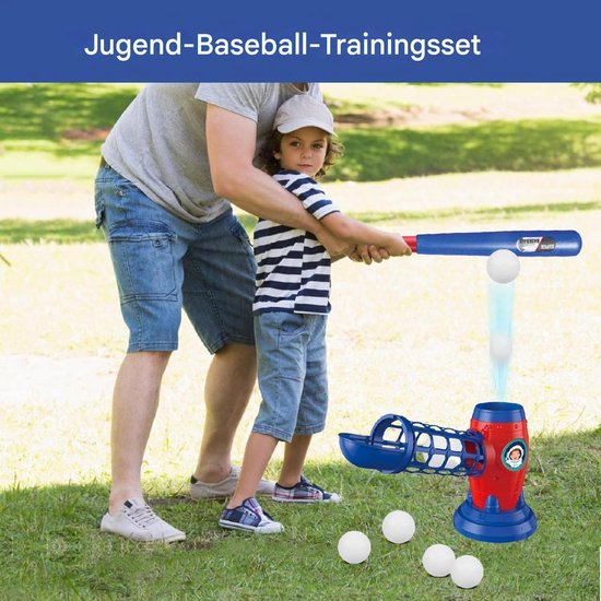 Honkbal Pitching Machine - Sport Speelgoed - Tuintraining Oefenen - Automatische Balworp - 5 Ballen Capaciteit - Niet Gespecificeerd — afbeelding 4