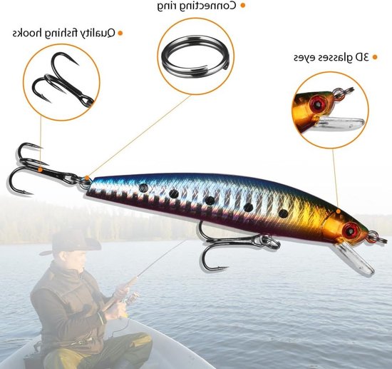 Mackerel Aas voor Zeevissen, Zeebaars en Forel, Spinners met Veertjes en Driedubbele Haken voor Effectieve Vangsten — afbeelding 2