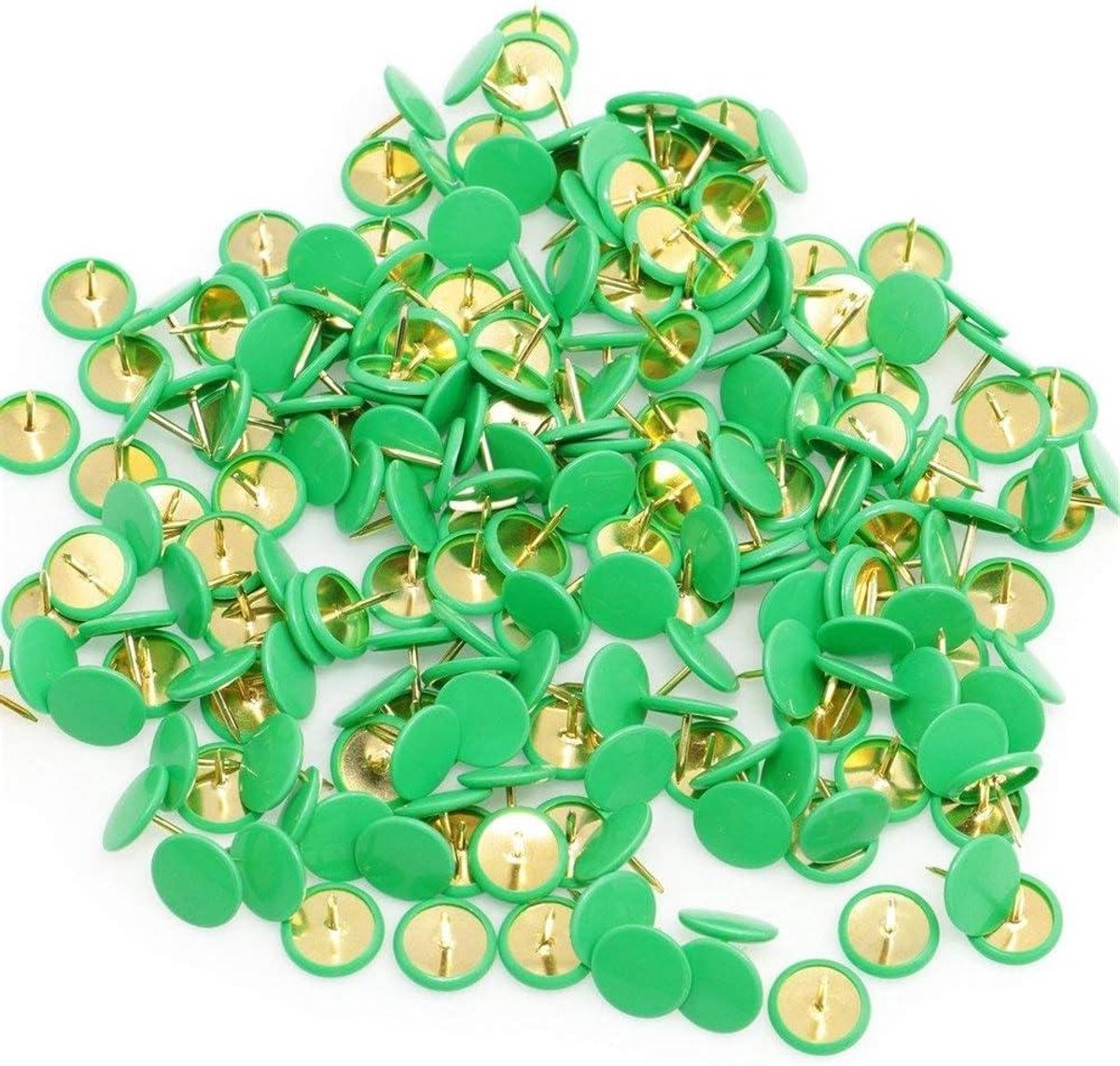 Metal Punaises - Ronde Prikkers - Kaarten Bevestigen - Duurzaam Metaal - 300 Stuks - Groen