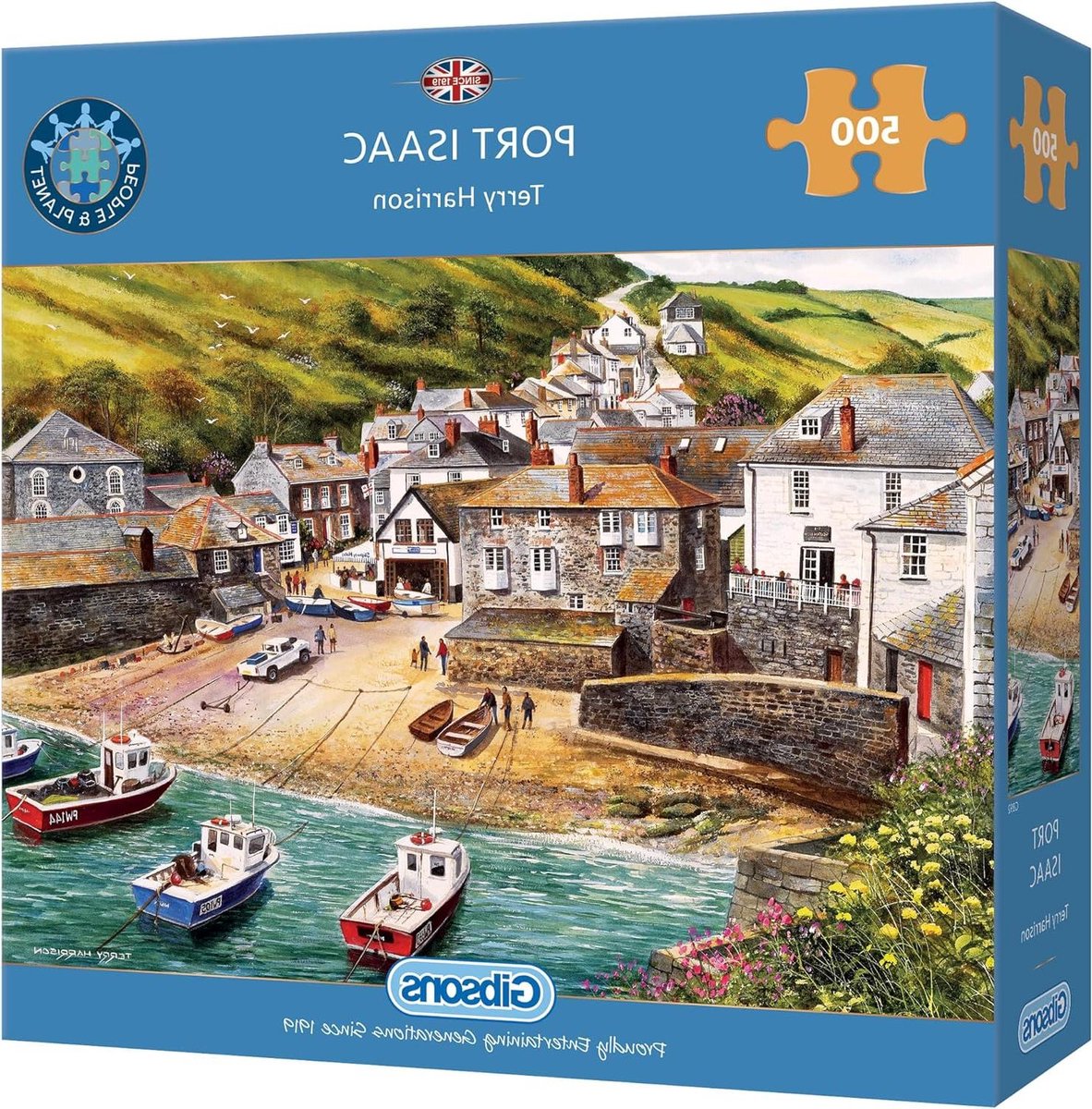 Legpuzzel - 500 stukjes - Ontspanning thuis - Gerecycled bordmateriaal - 48 x 34 cm - Meerkleurig