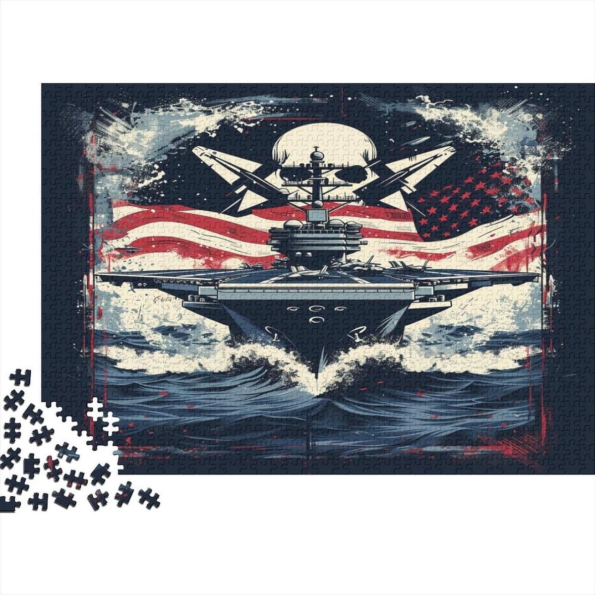 Houten Puzzel - Legpuzzel 1000 - Ontspanning thuis - Inclusief poster - 75 x 50 cm - Stijl 8
