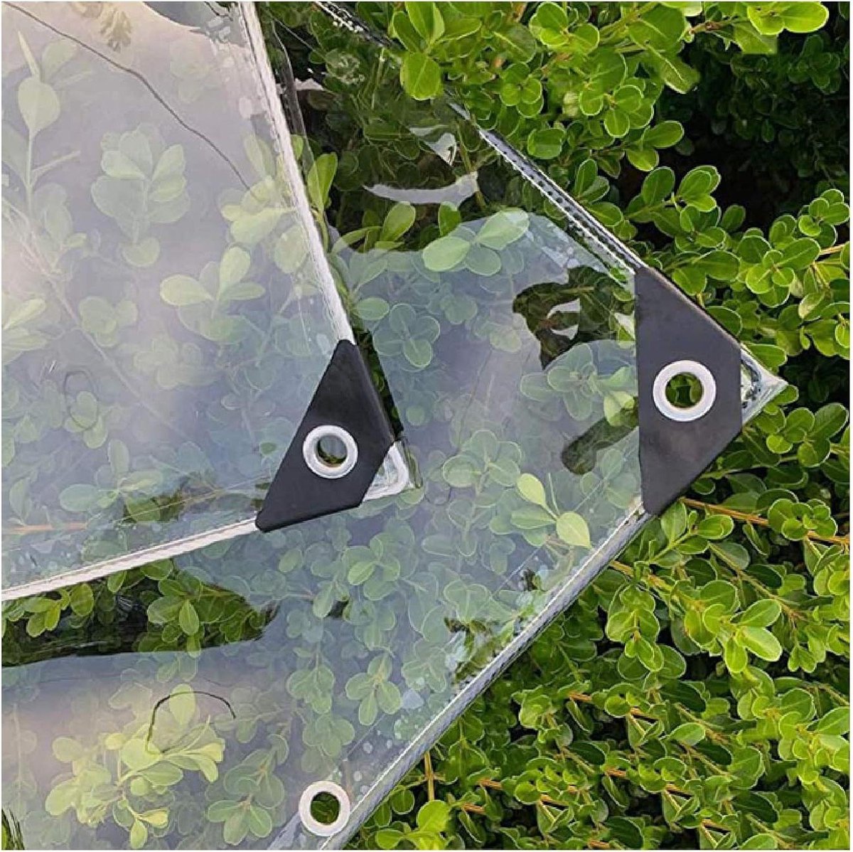 Transparante Zeil - Afdekzeil Waterdicht - Tuin Beschermen - Versterkte Haken - 1.4x5m - Transparant