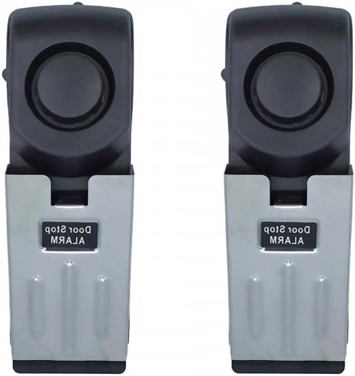 Deuralarm Set - Deurstopper Alarm - Extra Veiligheid - 110 dB Geluid - 2 Stuks - Zwart
