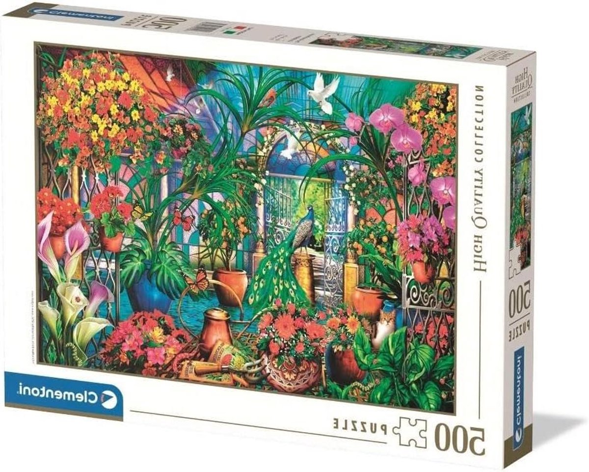 Legpuzzel 500 stukjes - Volwassen puzzel - Ontspannend tijdverdrijf - Gemaakt in Italië - 49 x 36 cm - Meerkleurig