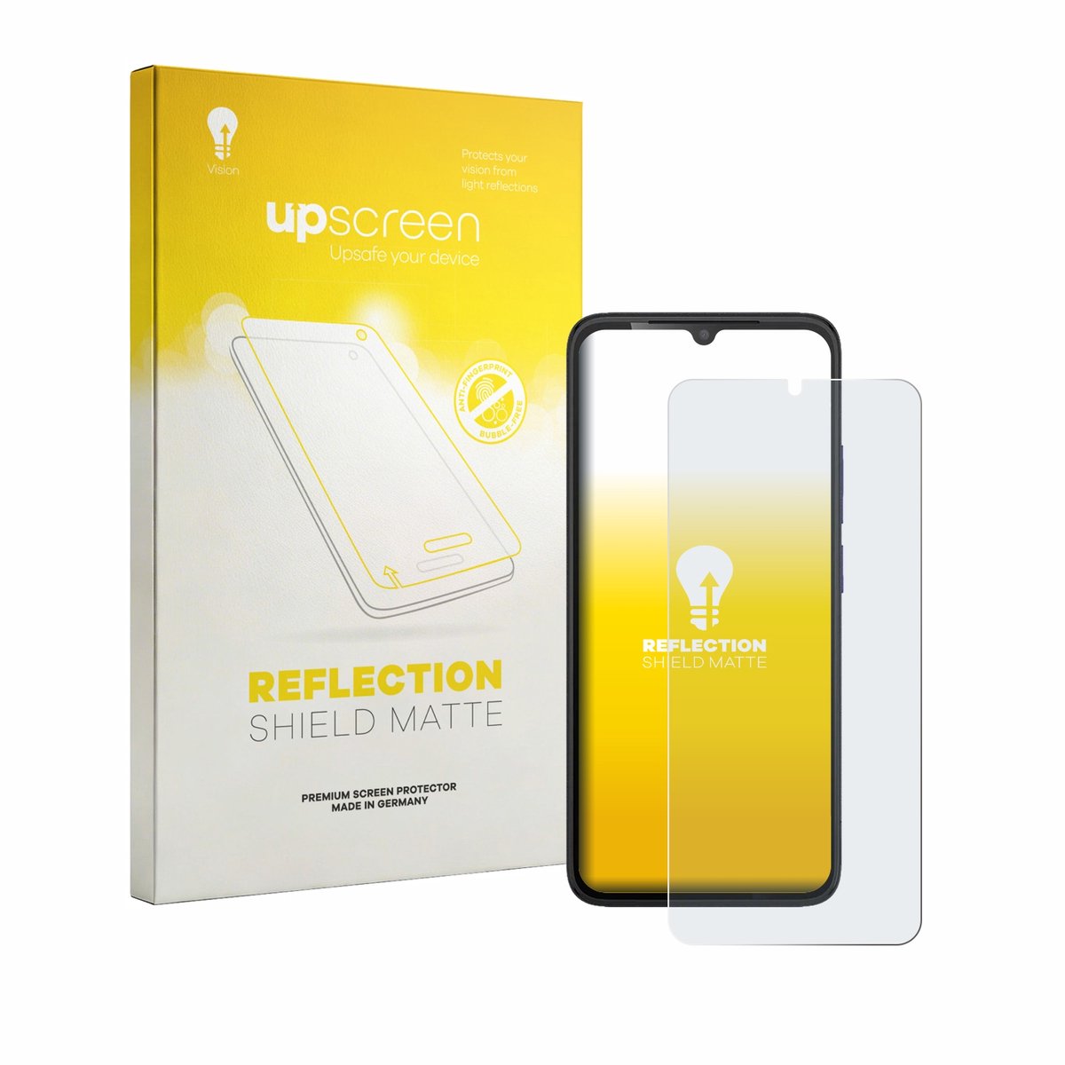 upscreen - Screenprotector voor TCL K70 SE - Folie Beschermfolie anti glare matte