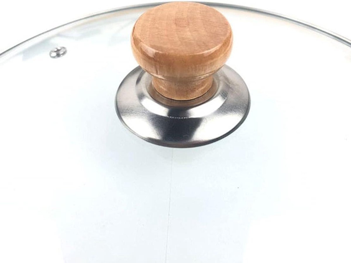 Dekselknop - Reserve handvat - Kookgerei reparatie - Universele pasvorm - 5.7 cm diameter