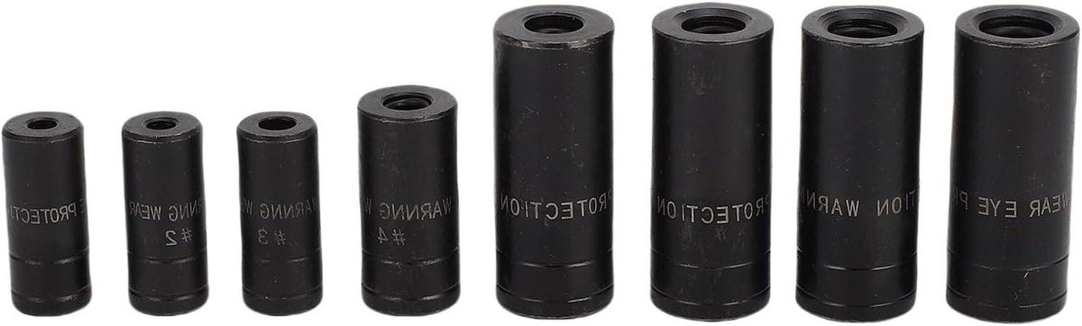 Tap Sockets Set - Kraan Gereedschap - Draad Bewerken - Robuuste Legering - Tot 1/2 Inch - Zilver