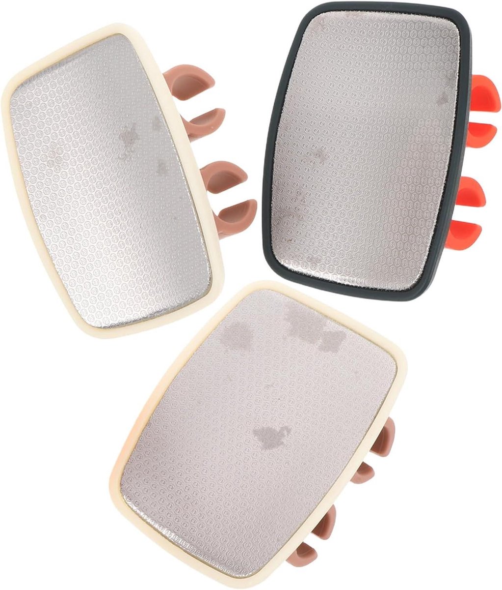 Voetvijl Set - Eeltverwijderaar - Voetverzorging Thuis - Ergonomisch Ontwerp - 3 Stuks - Diverse Kleuren