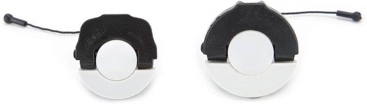 Brandstofdeksel - Tankdop Kettingzaag - Onderhoud Tuinapparatuur - Stofpreventie - 42 mm Diameter - Zwart