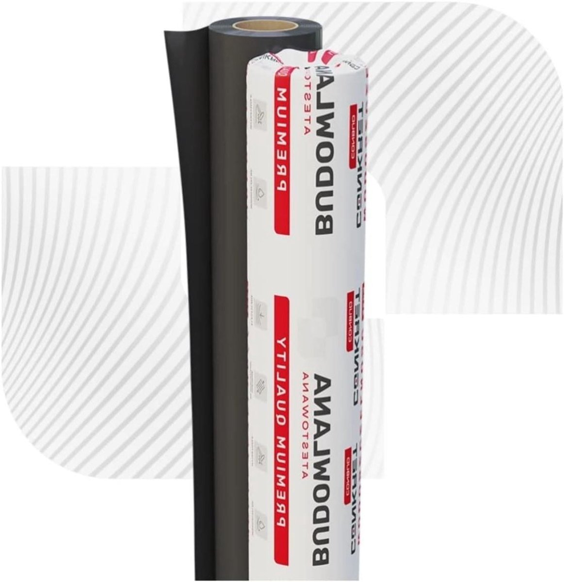 Zwarte Afdekfolie - Beschermfolie Bouwfolie - Bouw Bescherming - Hoge Scheursterkte - 2 x 50m 100m2 - Zwart