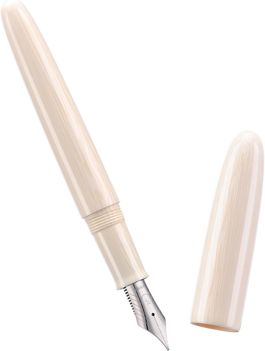 C80 Vulpen met Extra Fijne Nib, Grote Creatieve Pen met Converter en Luxe Pen Box Set (Ivory) - Perfect voor Schrijven en Tekenen