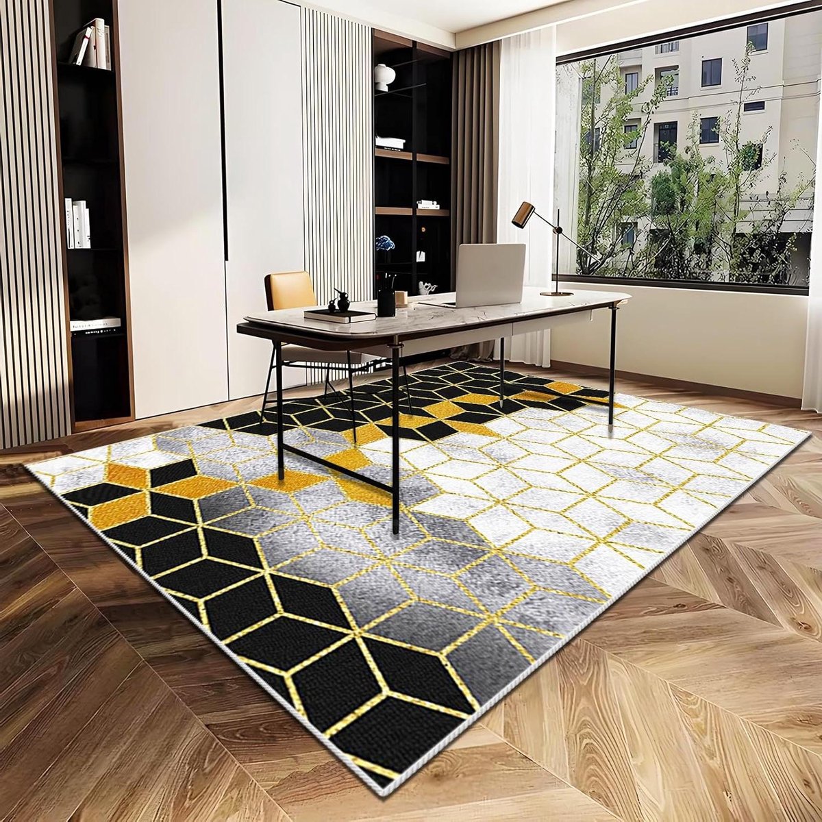 Bureaustoelonderlegger - Vloerbeschermer - Vloer Beschermen - Antislip Onderkant - 90 x 120 cm - Grijs