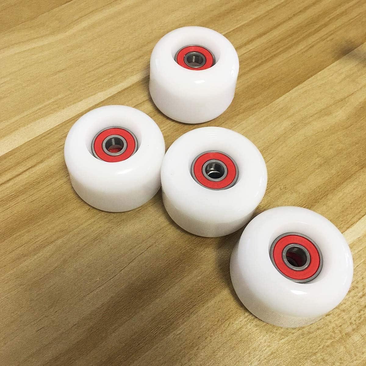 Skateboard Wielen Kit Cruiser Wielen Soepel Rijden Hoge Snelheid Lagers 50mm 83A
