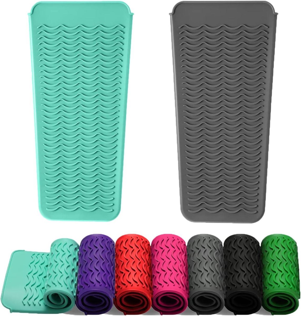 Siliconen Haarhoes - Styling Beschermer - Haartools Opbergen - Hittebestendig Materiaal - 12 cm - Paars