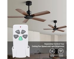 Ventilator Afstandsbediening - Plafond Ventilator - Bediening Op Afstand - Met Lichtdimmer Functie - 3039 MHz - Wit