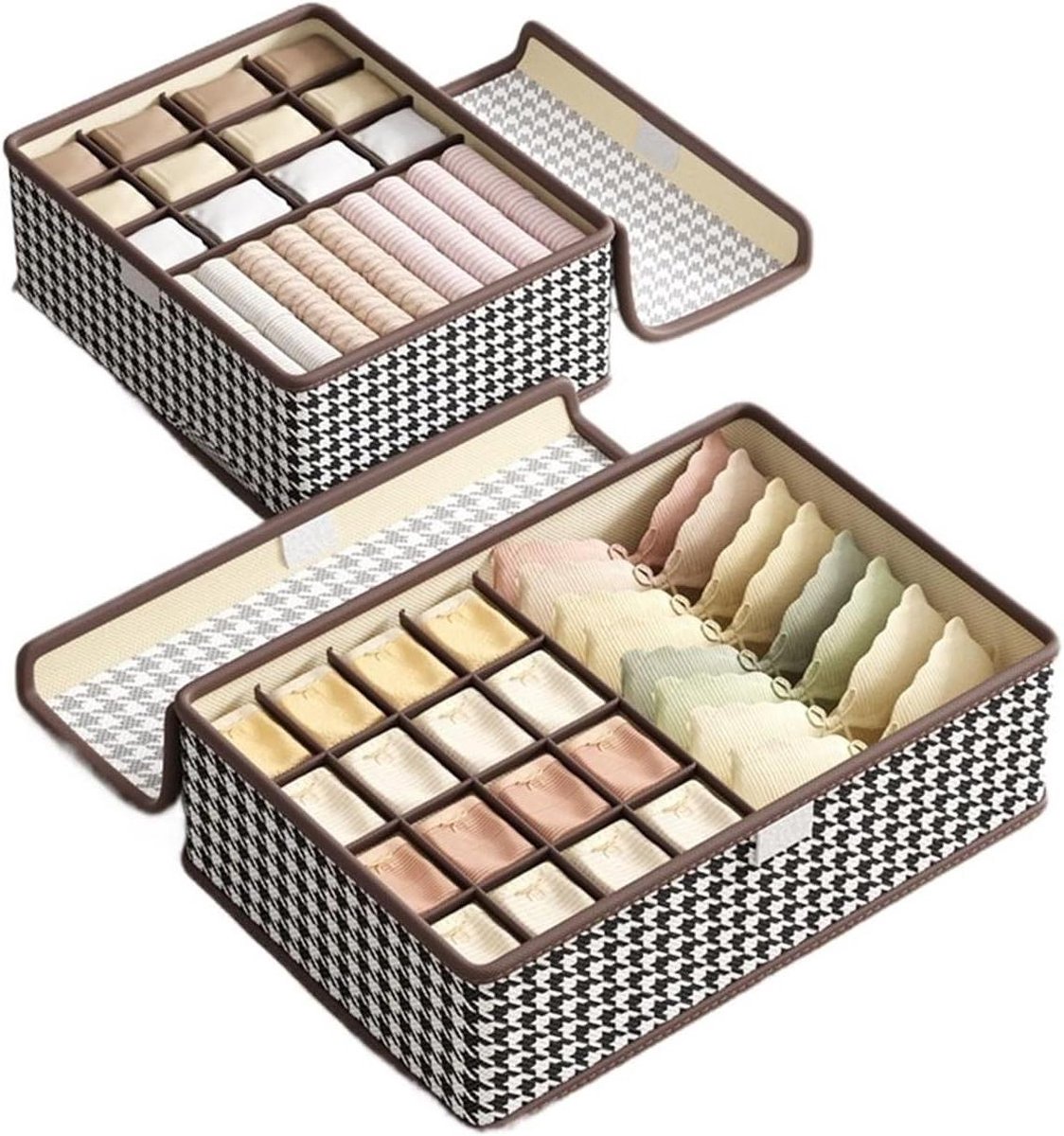 Lade Organisatoren - Opbergdozen - Kleding Opbergen - Verstelbare Indeling - 10x10x10 mm - S