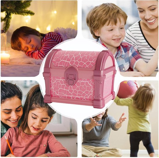 Sterren Projector - Nachtlamp Kamer - Ontspannen Sfeer Creëren - Dimbare Afstandsbediening - 12 x 117 x 12 cm - Roze van Merkloos — afbeelding 4