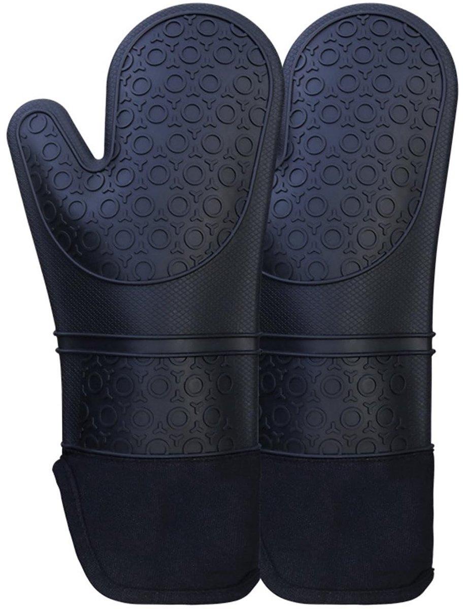 Voarge Silicone Ovenwanten - Hittebestendig en Antislip - 2 Stuks