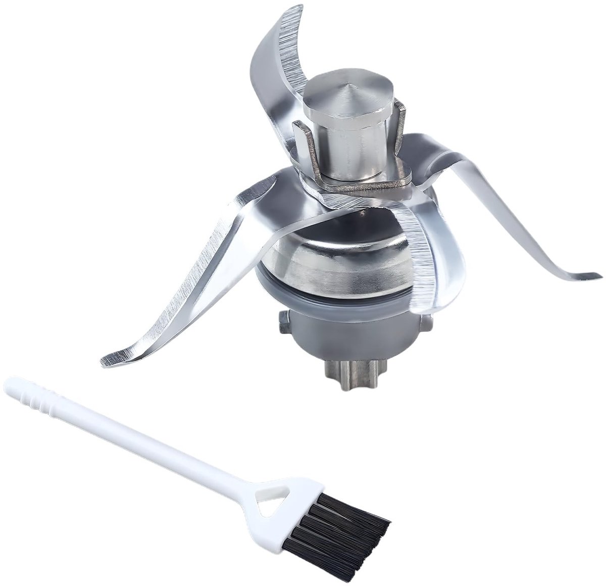 Golden crown - Mixing Knife - Vervangingsmes - Duurzaam en eenvoudig te reinigen - TM21 - Geschikt voor Thermomix - Kleur: zilver