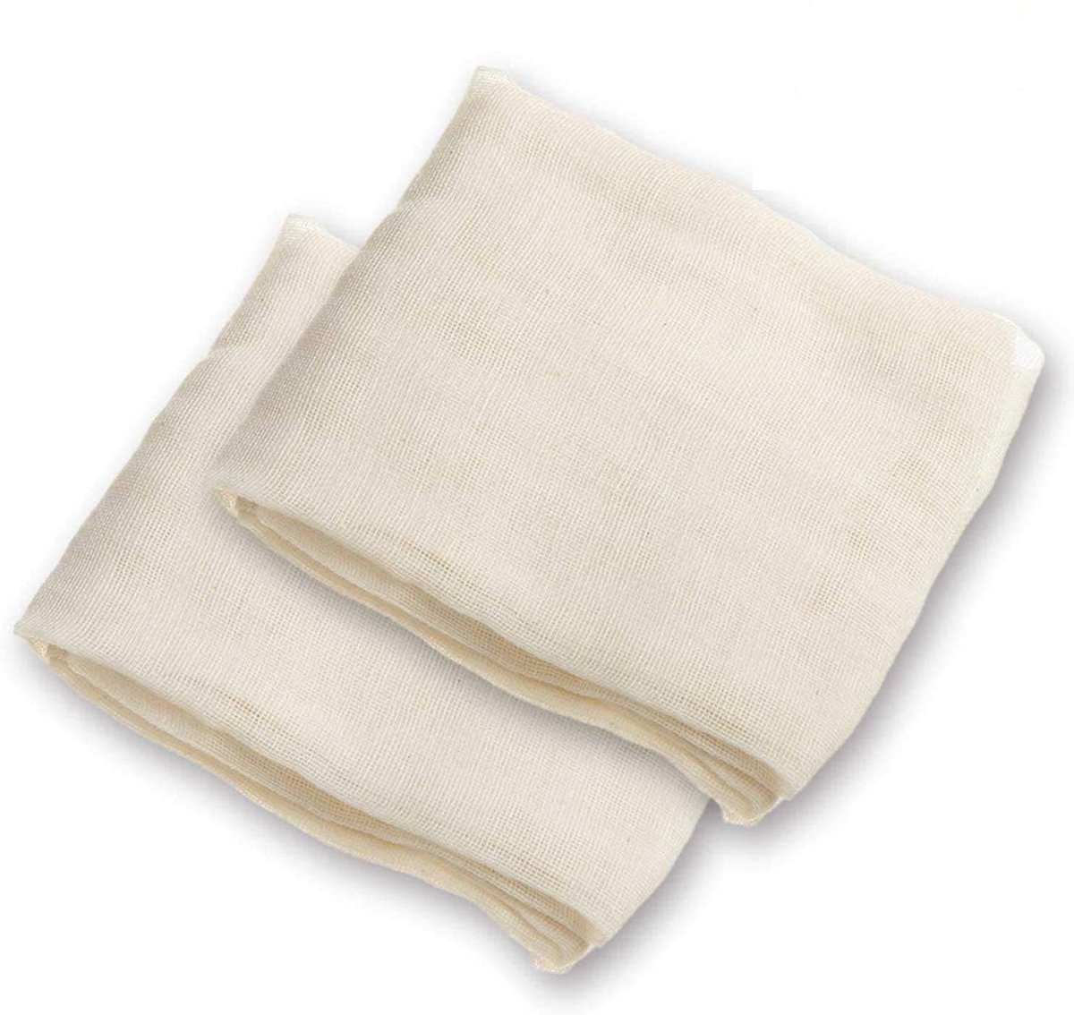 Dailygoods- Passeerdoeken 2 stuks - 100% Natuurlijk Katoen - Herbruikbaar - 90 x 90 cm - Milieuvriendelijk - Waterafstotend - Kaasdoek