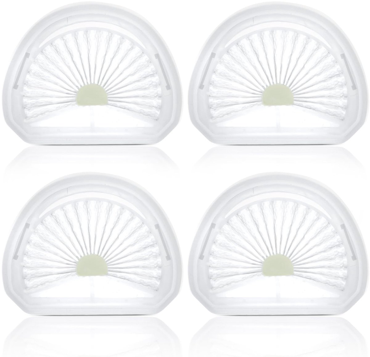 Allecto - Filters Vervanging - Hoge kwaliteit - 4 stuks - Stofzuiger accessoires - Perfecte pasvorm - Geschikt voor Black & Decker DVA315J DVA320J ..
