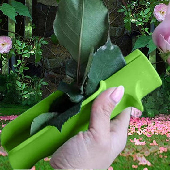 Doornen Stripper Tool - Rozen Stam Verwijderaar - Bloemen Schikken - Verwijdert Doornen Bladeren - 155 cm - Groen van Merkloos	 — afbeelding 4