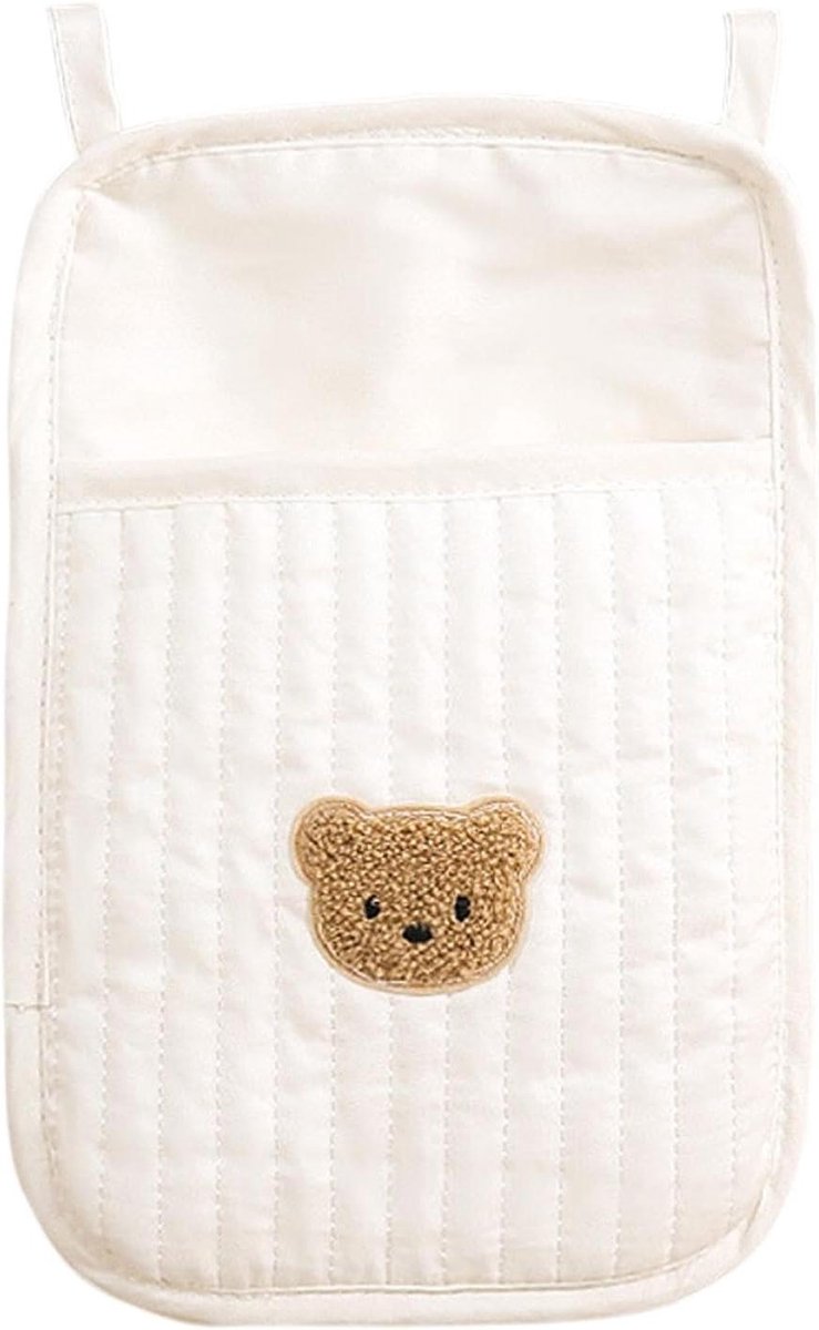 Wieg organizer - Baby opberger - Babykamer organiseren - Twee handige zakken - 14 cm breed - Meerkleurig
