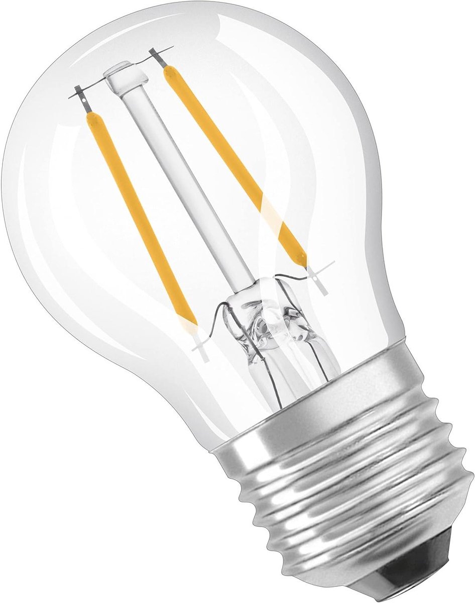 LED Lamp - Energiezuinig licht - Sfeervolle verlichting - Glas en metaal - 4 Watt - Helder