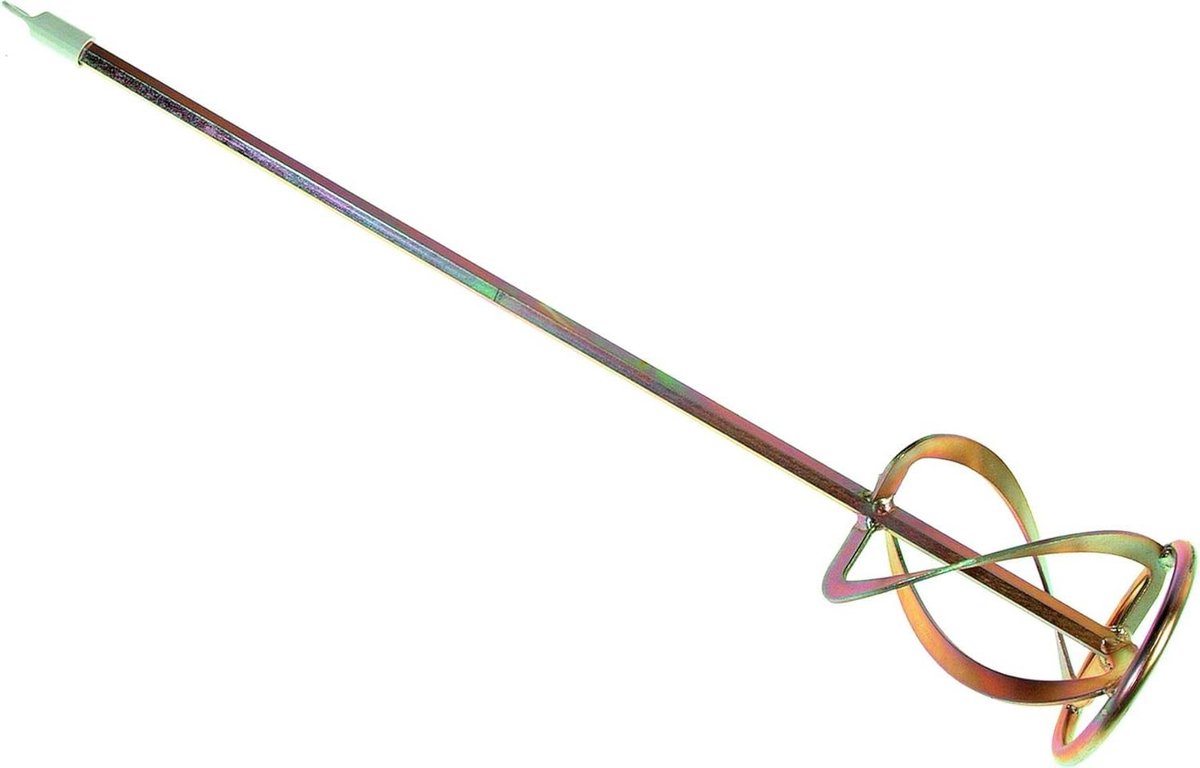 Mortelmixer - Roerstaaf - Materiaalmengen - Emmer-vriendelijke ring - 120 mm - Zilver