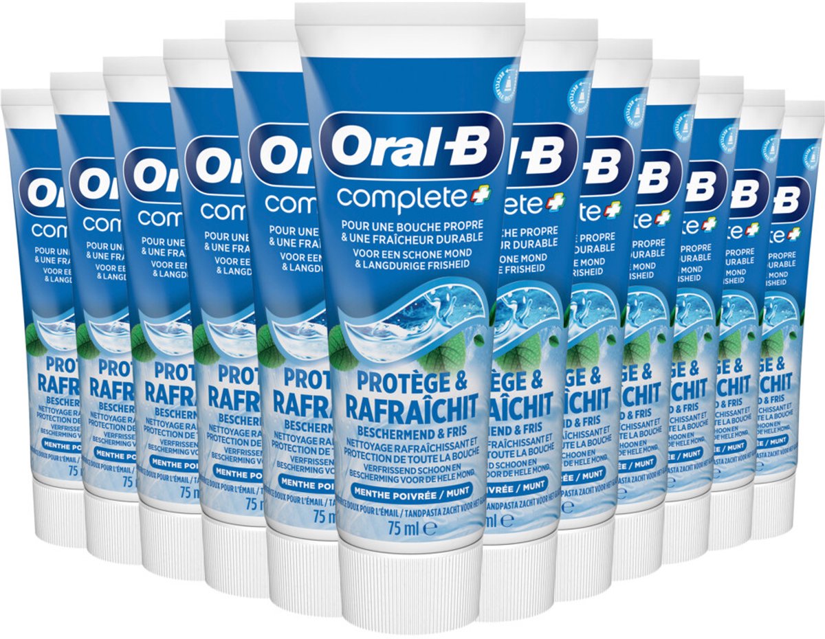 Oral-B Complete Plus - Protect & Fresh - Tandpasta - Voordeelverpakking 12 x 75 ml