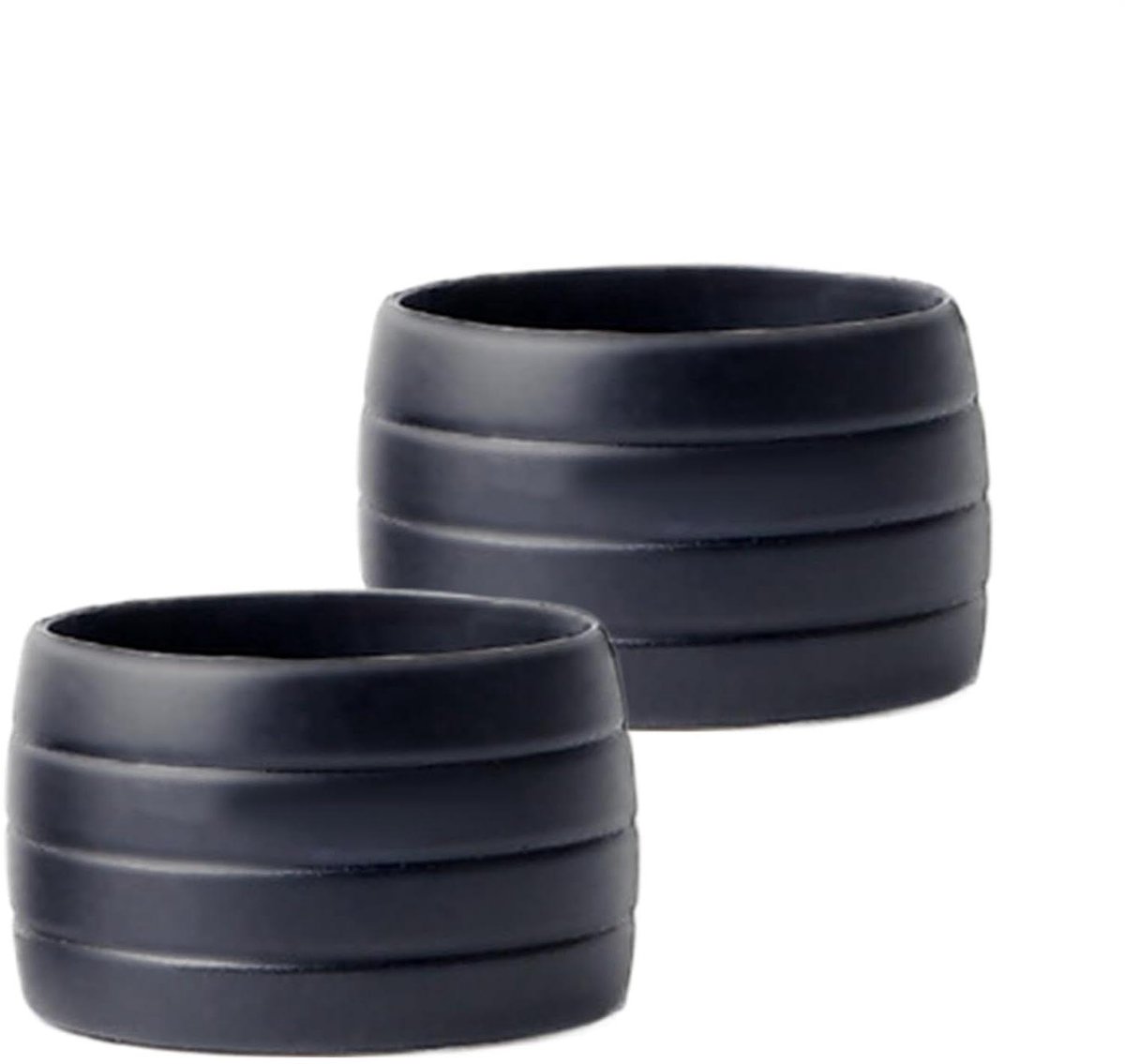 Fietshandvat Band Ringen - Bevestiging Covers - Fietsen Stabiliseren - Anti-slip Eigenschappen - Set van 2 - Zwart