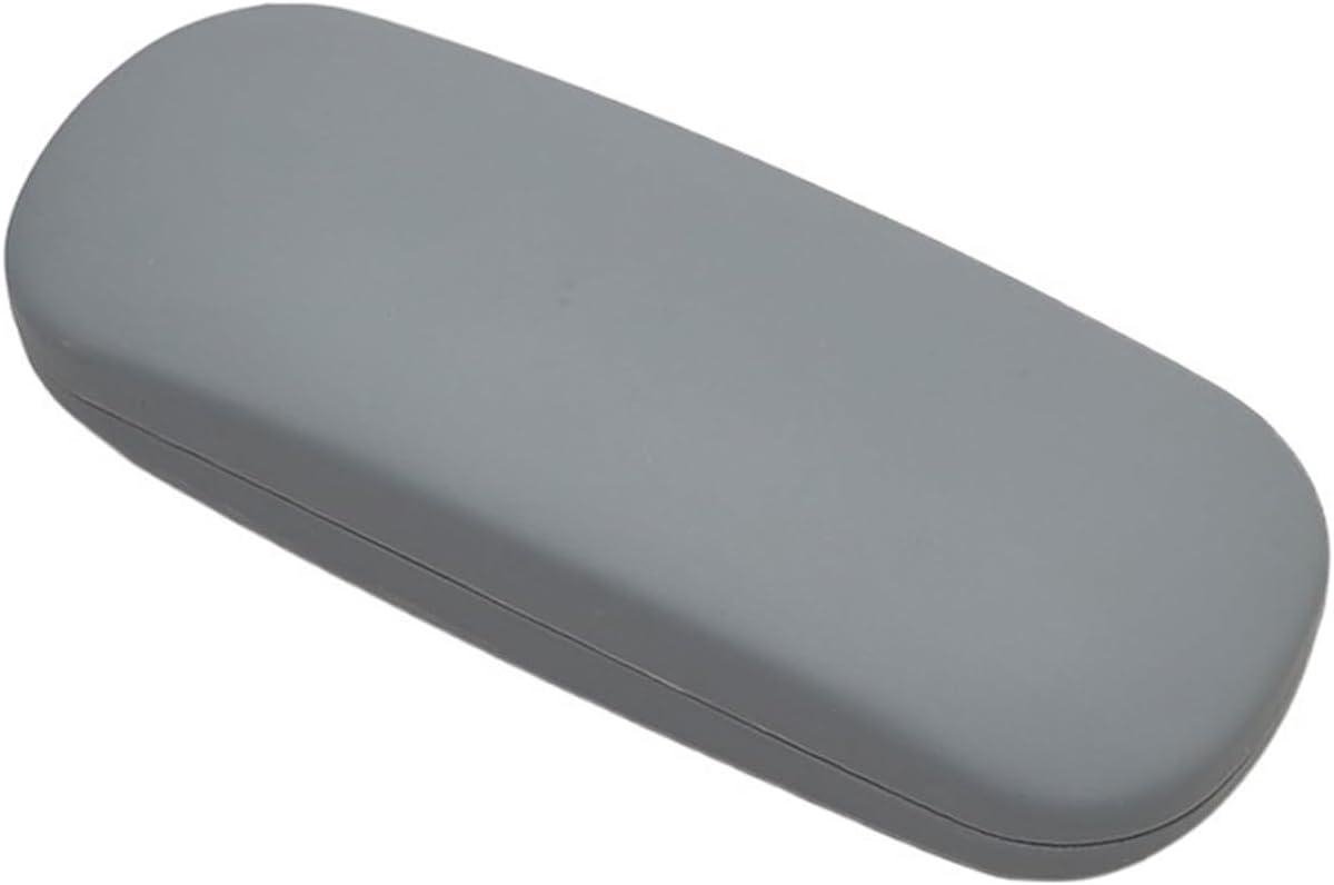 Brillen etui - Harde case - Bril beschermen - Leer materiaal - Niet gespecificeerd - Grijs