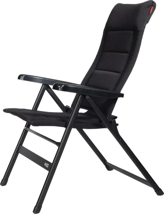 Happy Rhino - Campingstoel Rila L - Vouwstoelen - Zwart - 5,3kg - 3D mesh - 44 x 5.3 x 48 cm van Merkloos — afbeelding 4