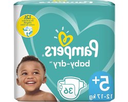 Baby Luiers - Kruipers Luiers - Droog Blijven - Tot 12 Uur Bescherming - 36 Stuks - Wit