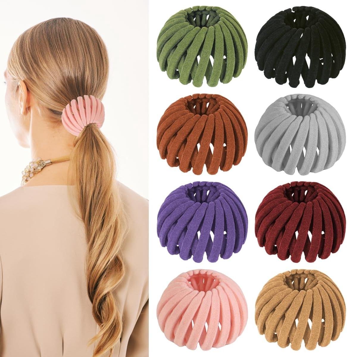 Haarclips Set - Kapsel Houders - Haar Stijlen - Uniek Nest Design - 8 Stuks - Multicolor