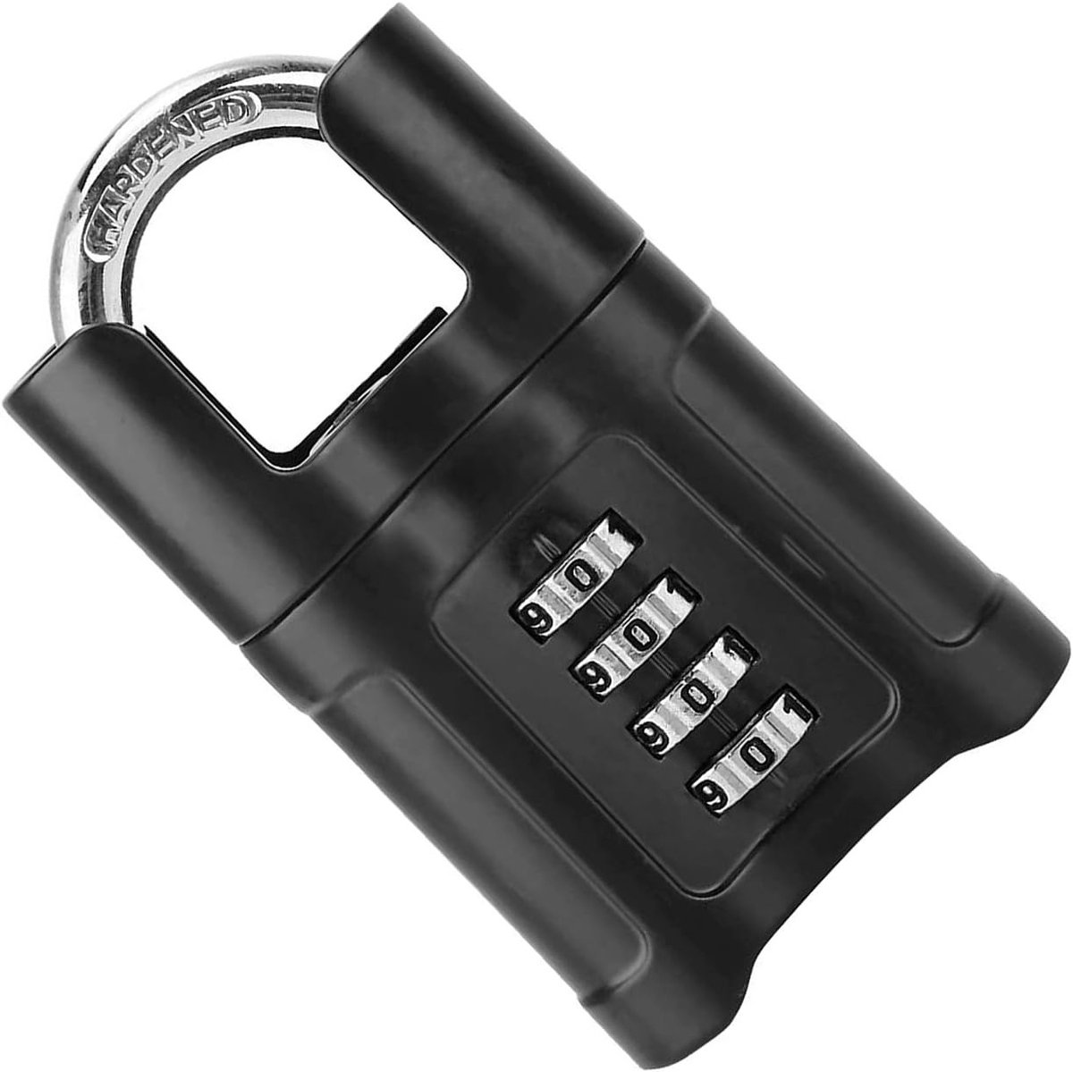 Veiligheidsslot met 4 Cijfers, Herstelbaar Combinatieslot voor School- en Gymlockers, Duurzaam en Betrouwbaar