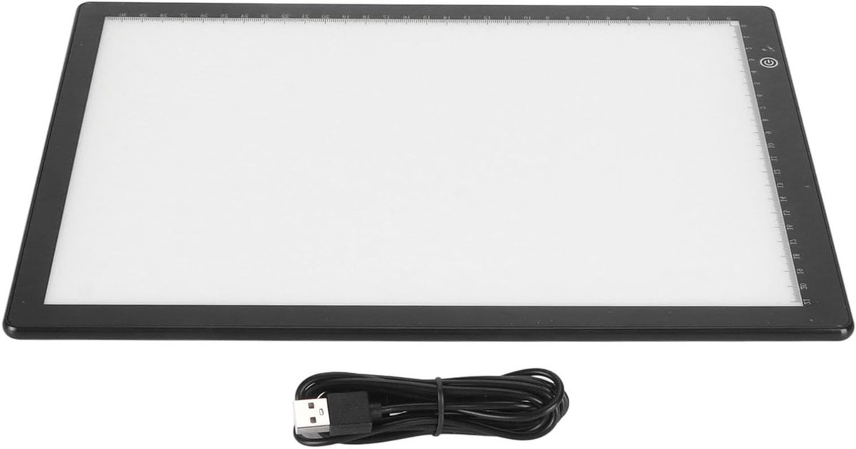 Ultra-dunne lichtpad voor het bekijken van dia's, met 3 helderheidsniveaus en backlight, ideaal voor het scannen van filmnegatieven en oude dia's