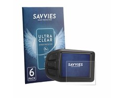Savvies - Screenprotector voor Naroote Bike Computer - Folie Beschermfolie transparant 6 Stuks