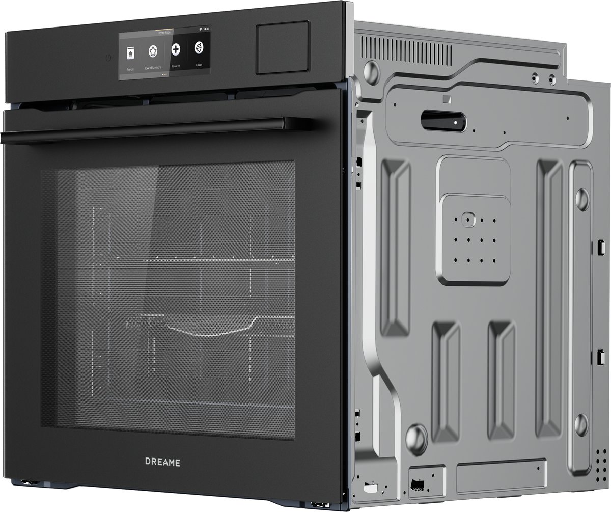 Dreame OZ60 Pro Inbouw Combi-Stoomoven 81L - Airfryer, Sous Vide, Stoomer en Heteluchtoven in 1 - A++ - 1600W Stoom - 6,86" Touchscreen - 149 Recepten – foto 3