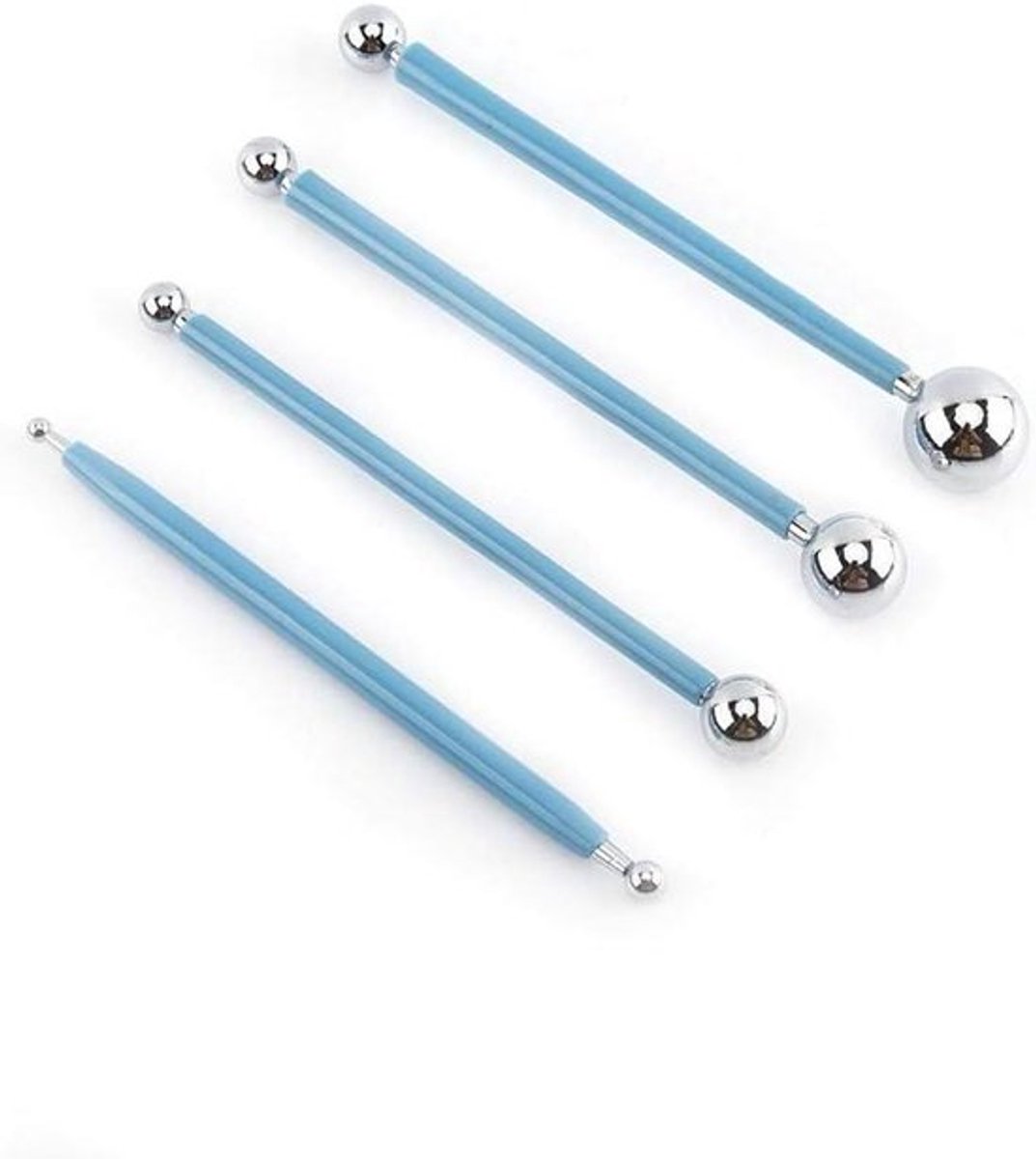 4-delige Ball Stylus Set voor Kleimodellering en Taartdecoratie