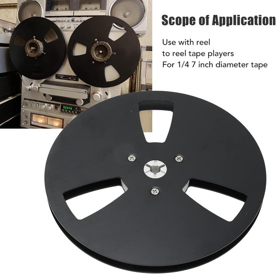 Dailygoods- Tape Reel 7 Inch Aluminiumlegering - Lege Haspel - Universeel voor Reel-to-Reel - Vervangend Onderdeel - Verbeterde Geluidskwaliteit - Perfecte Pasvorm - Bandhaspel van Dailygoods — afbeelding 5