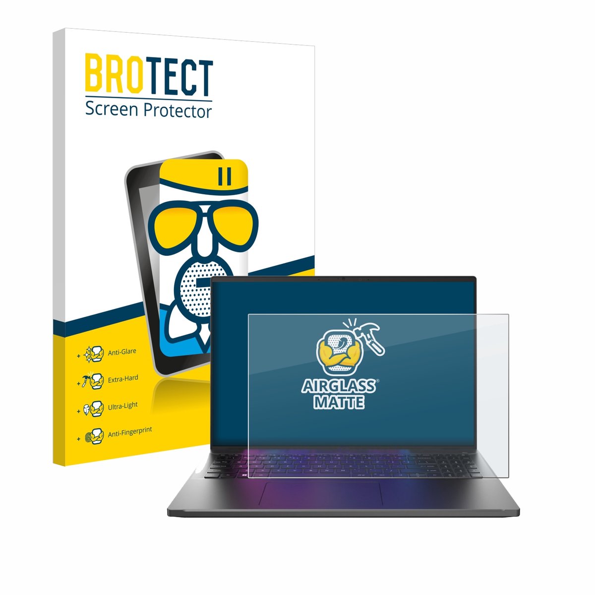 BROTECT - Screenprotector voor Acer Swift Go 16 - Folie Beschermfolie Beschermglas matte