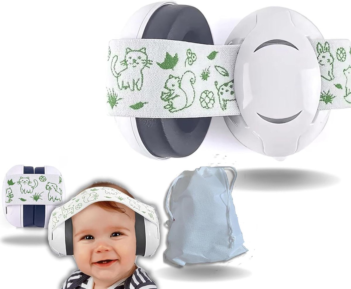 Baby gehoorbescherming - Oorkappen baby - Luide evenementen - Gecertificeerde bescherming - Tot 24 maanden - Veilig