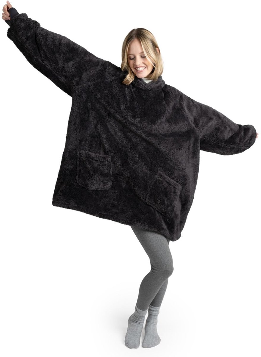 SPHProducts - Deken Trui - Hoodiedeken - Draagbare deken - Uniseks - voor Dames, Heren en Kinderen - Diverse Kleuren en Maten