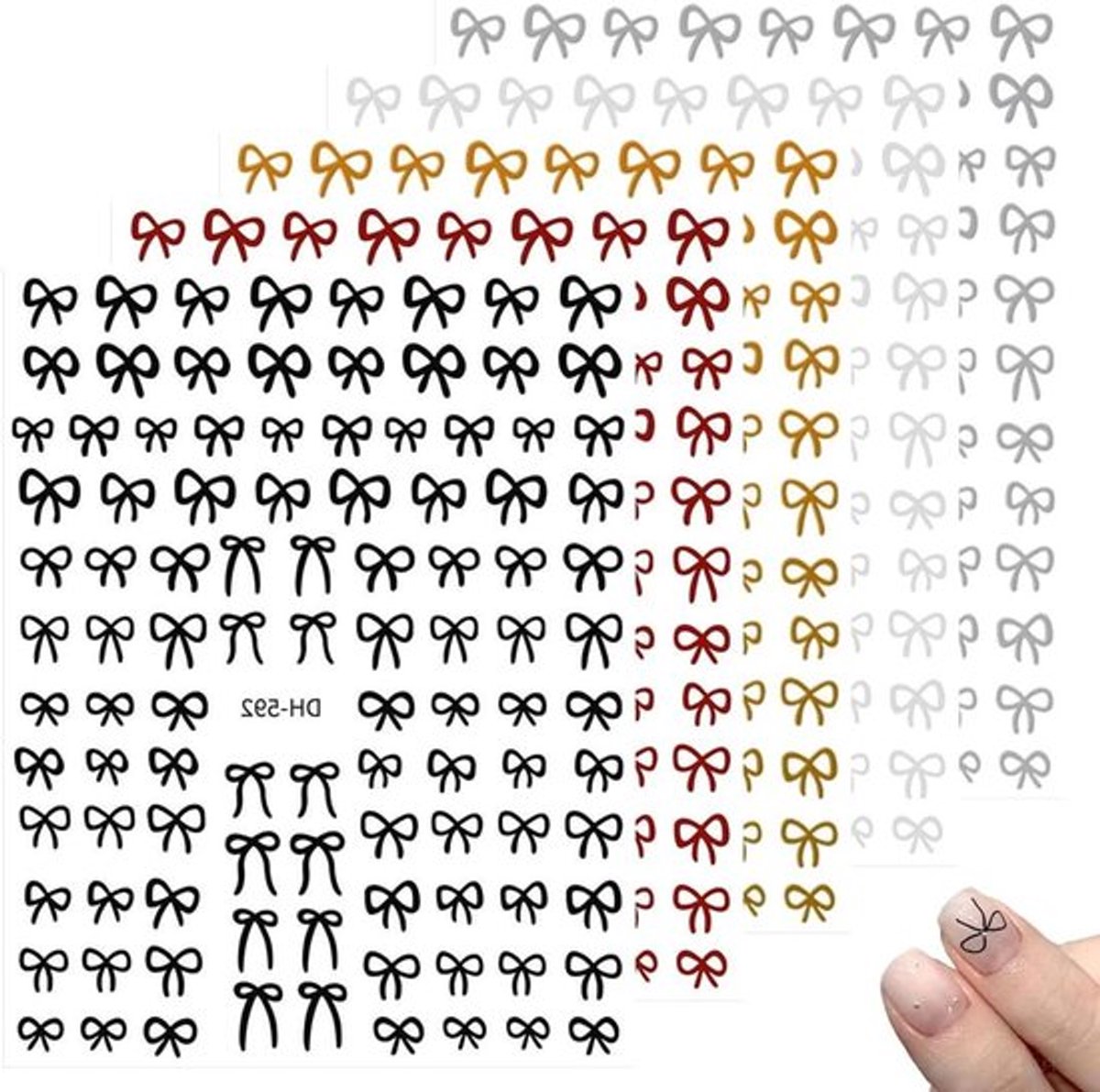 Nagelstickers voor nageldecoratie - Zelfklevend en decoratief - Nageldesign accessoires