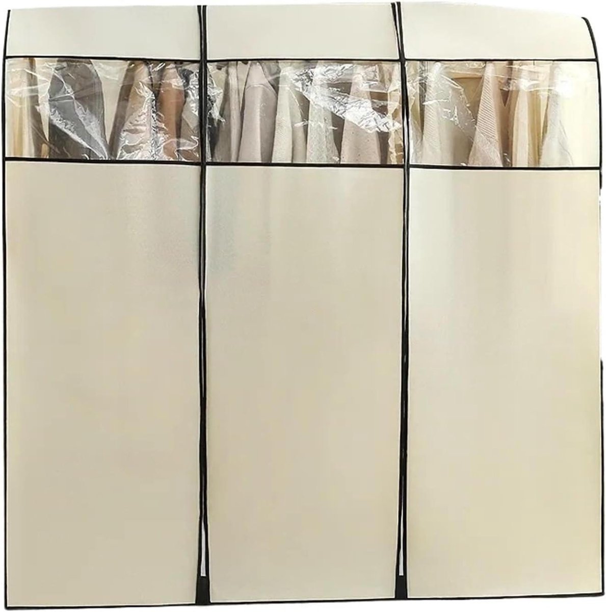 Kledinghoes - Kledingbeschermer - Kleding Opbergen - Ademend Vliesstof - 80x50x150 cm - Beige