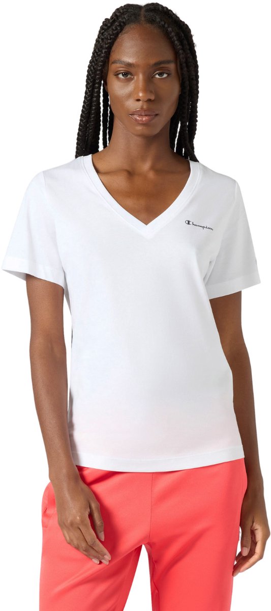 Champion T-shirt Dames Short Sleeve T shirt Wit